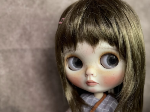 OOAK Custom Blythe Doll with Jointed Neck and Body